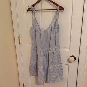 Lands' End Swim Cover Up, Casual / Sun dress Light Blue, size M 10-12